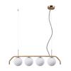 Hanging Lamp Carimi LED Brass Honey Italux Pnd-3300-4-Hbr