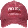 Funny Hat Pastor Warning Anything You Say Hat Men Baseball Caps Fashionable Caps
