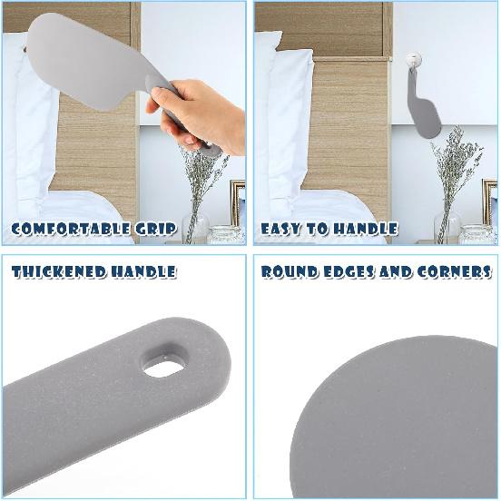 JIEYAO 2 Pcs Extended Bed Sheet Tucker Tool, 11.8'' Bedsheet Change Helper Tucking Paddle, Mattress Lifter for Changing Sheets Durable Bed Maker Tool