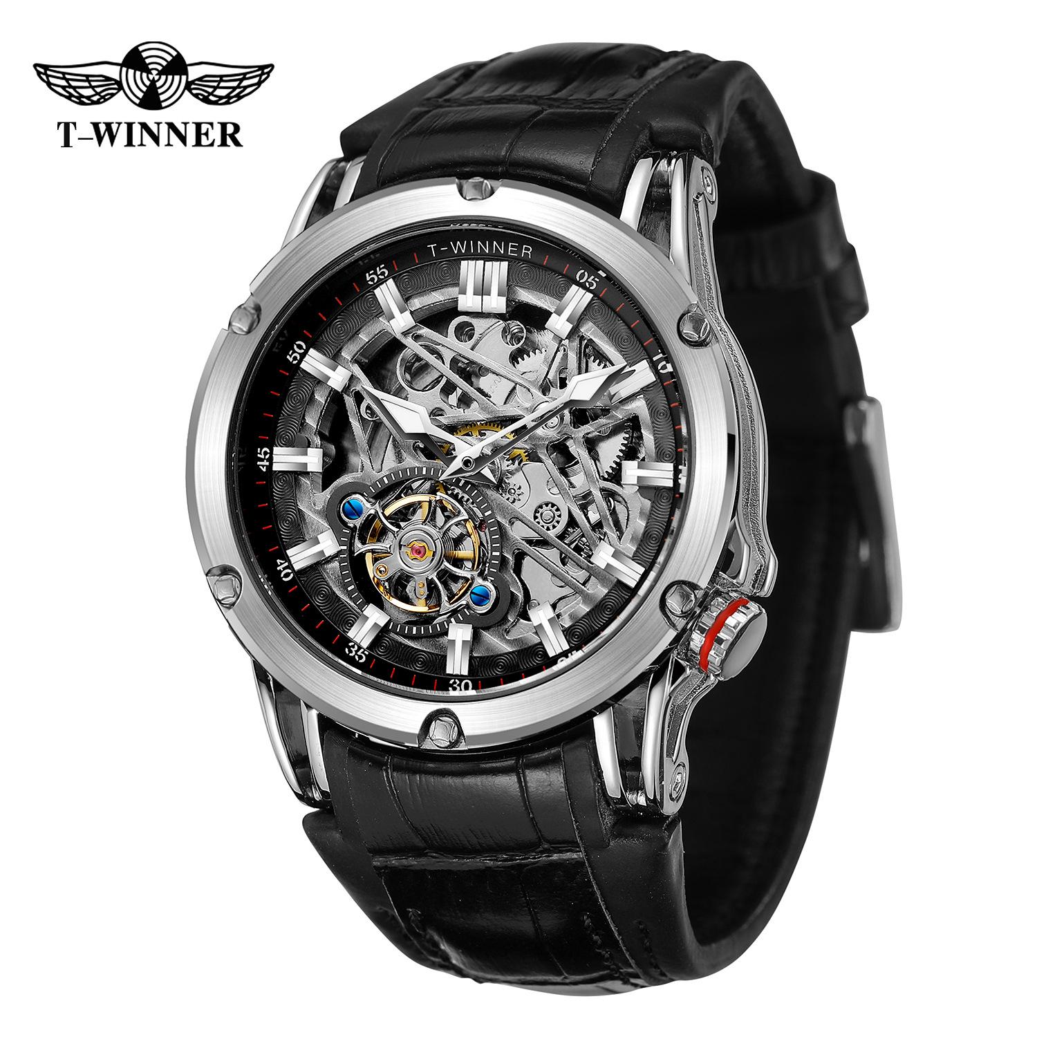 T-WINNER Winner Luminous Double-Sided Hollow Leather