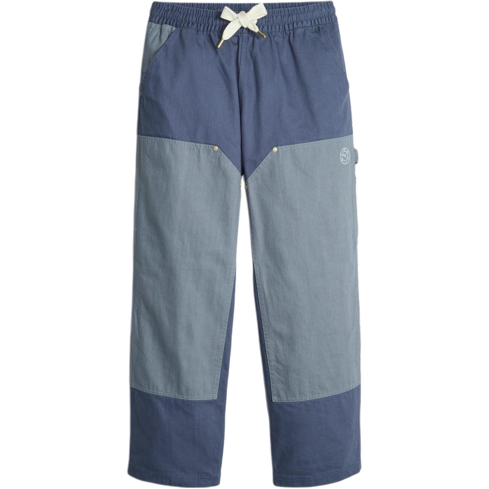 

PUMA Свободные повседневные брюки на шнуровке, мужские брюки синие 620886-56 S