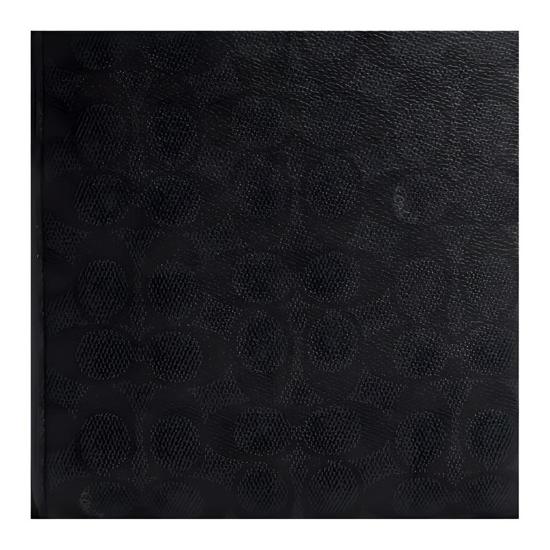 Coach ETHAN 21 Classic Logo Print Coated Canvas and Calfskin Chest Bag Small Men's Bronze Charcoal and Black