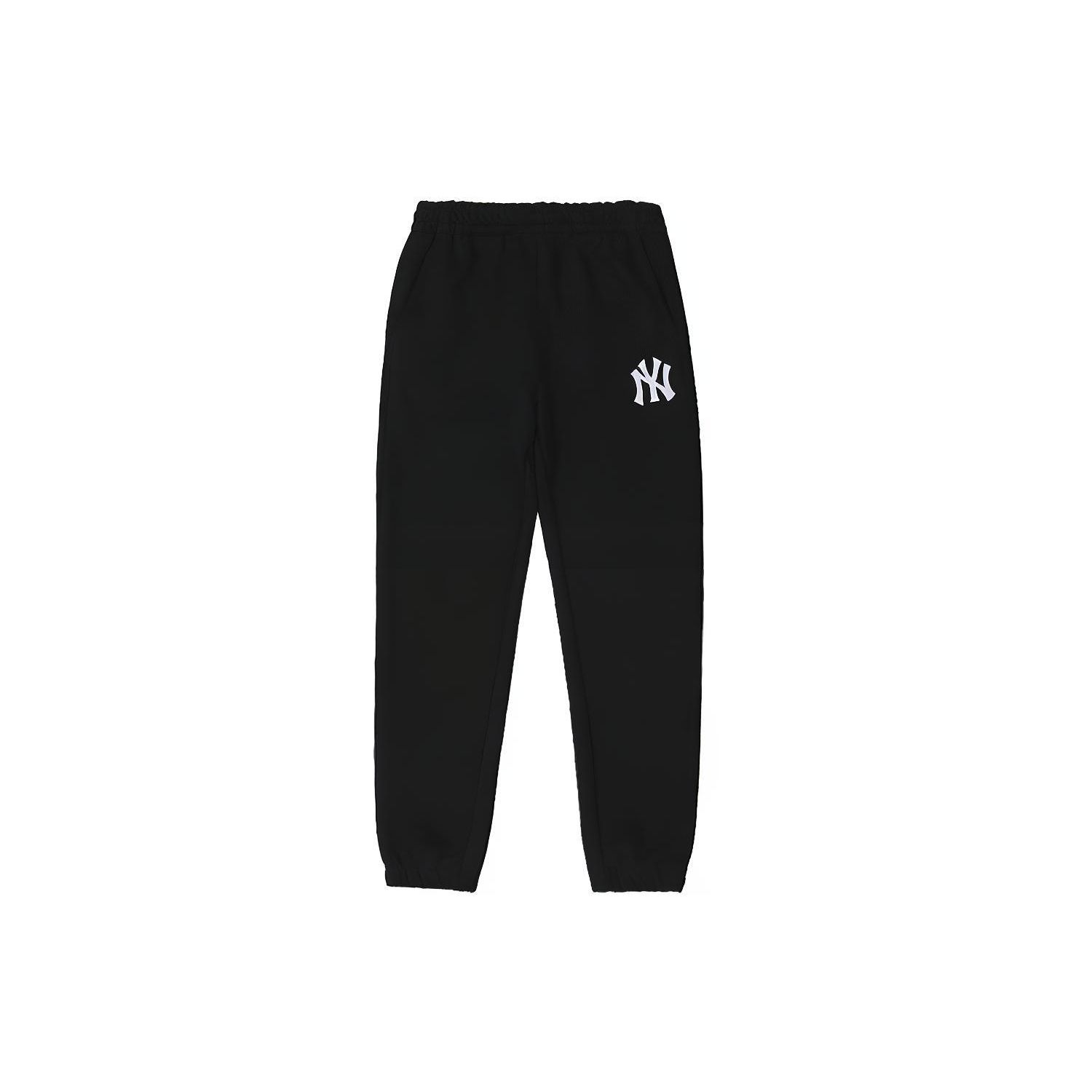 MLB New York Yankees Logo Imprimé Jogging Décontracté Pantalon de Jogging Tricoté Unisexe Pantalon Noir 3APTL0114-50BKS S white