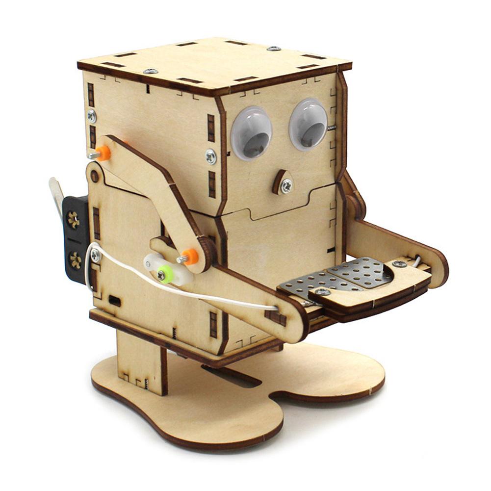 DIY Robot pojídání modelu mince Sada pro sestavování Mini Výuka Výuka Projekt STEM Věda Vzdělávací pomůcka Dárek pro školní laboratoř