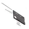 VICTORINOX Swiss Card Light Translucent Black Swiss Army Knife Multifunctional Stationery Stationery Loupe Ballpoint Pen LED Light with Philips