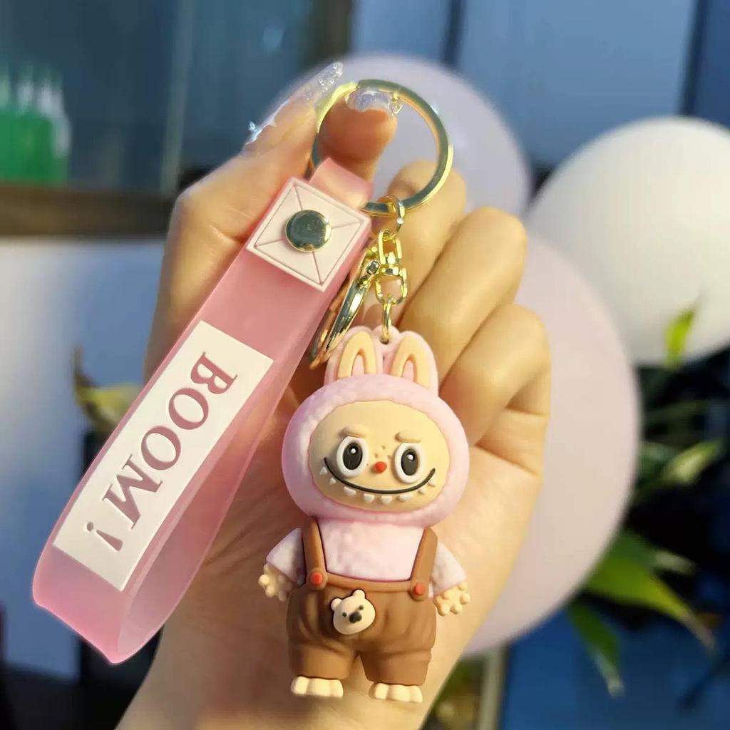 Creative Fabric Cartoon Keychain Charm for Couples