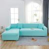 Housses de canapé de couleur unie pour salon, en Spandex, élastiques, modernes, tout compris, housse de chaise, protection de meubles