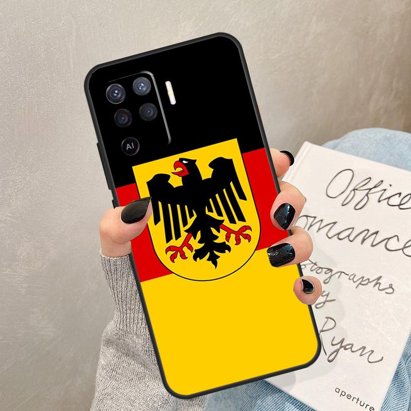

Germany Flag Emblem Case For Oppo A78 A98 A18 A38 A58 A60 A80 A40 A77 A57 A17 A74 A54 A94 A96 A76 A16 A15 A5 Pro OPPO A16