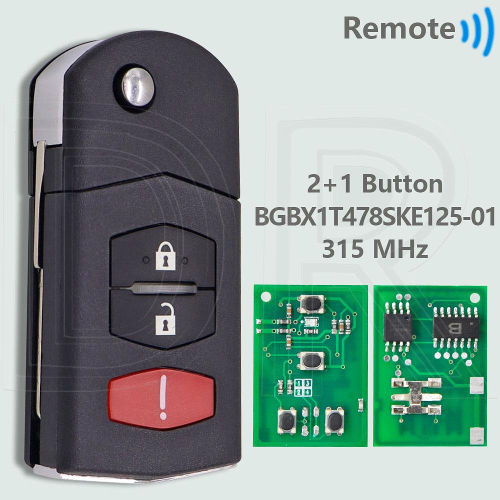 DR KPU41788 SKE126-01 BGBX1T478SKE125-01 4D63Chip 313.8/315/433MHz Car Remote Key For Mazda 2 3 5 6 8 M2 M3 M5 MX-5 M6 CX-7 CX-9