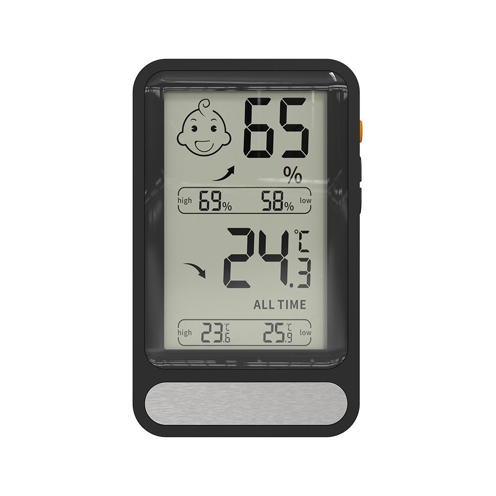 

KD62 Home Indoor Baby Room Electronic Thermometer and Hygrometer with Backlight black разноцветный