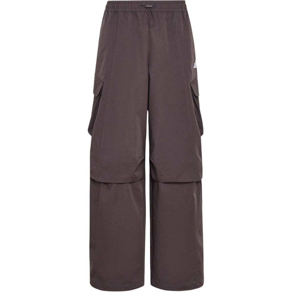 Adidas Woven Loose Wide Leg Simple Straight Sports Casual Pants Women bottoms KW0683