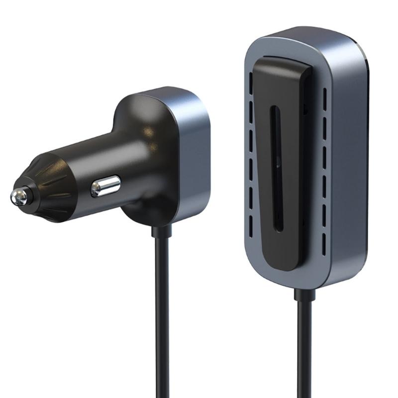65W Multi USB Car Charger Car Phone Charging Adapter PD3.0 QC3.0 Car Charger for Multiple Devices 12-24V USB Car Charger