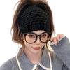 Woman Thicken Knit Hairband Wide Headband Earmuffs Hat for Girls Shopping