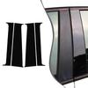 4 Stück Glänzend Schwarze Säulenverkleidungen Türleisten Fensterabdeckungen Für T5 Für T6 2008- AutowwwStickerwww AutoWWWTeileWWWZubehör
