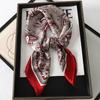 70*70CM Fashion Silk Square Scarf Women Satin Shawl Wrap Hijab Female Hair Band Luxury Ladies Print Design Headband Scarves
