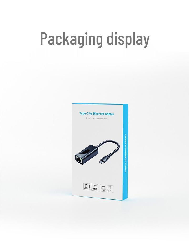 USB Network Adapter for Huawei, Apple Laptops, Desktops, RJ45, Nintendo, 100M/1000M