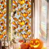 Rainbow Window Privacy Film Halloween Non-Adhesive Glass Sticker Prism Stained Static Clings Sun Blocking Privacy Decals for Living Room Bedroom