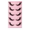 Winged End Cat Eye False Eyelashes Eye Elongated Faux Mink Lashes Fluffy Fake Lashes  Cosplay