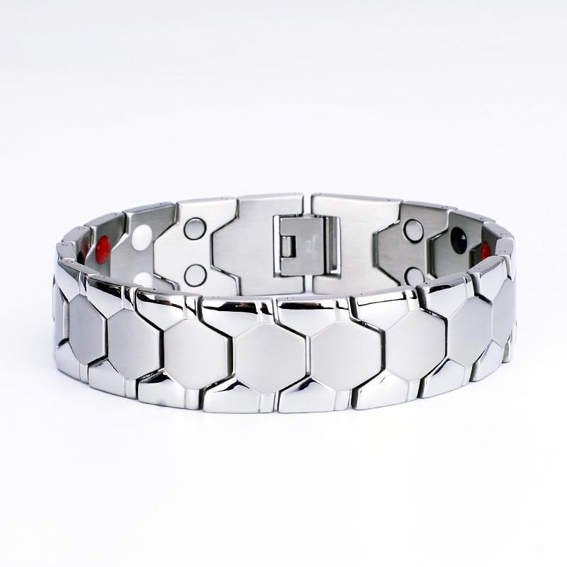 Titanium Steel U-Shaped Bracelet Men Sporty Cycling Accessory Black Gold Tone 18mm Wide Drip-Oil Finish 18mm Wide Steel Natural