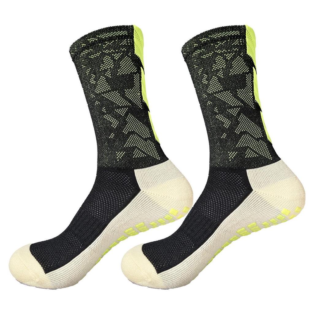 Silicone Non-slip Grip Socks for Men: Football, Basketball, Cycling - Thickened, Towel Bottom Sports Socks
