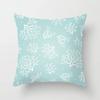 Mint Green Geometric Print Pillowcase Car Ornaments Office Living Room Home Pillowcase