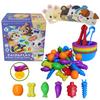 Counting Toys Animals Feeding Matching Game Color Sorting Sensory Fine Motor Skills Montessori Educational Toys for 3+ Age Gift