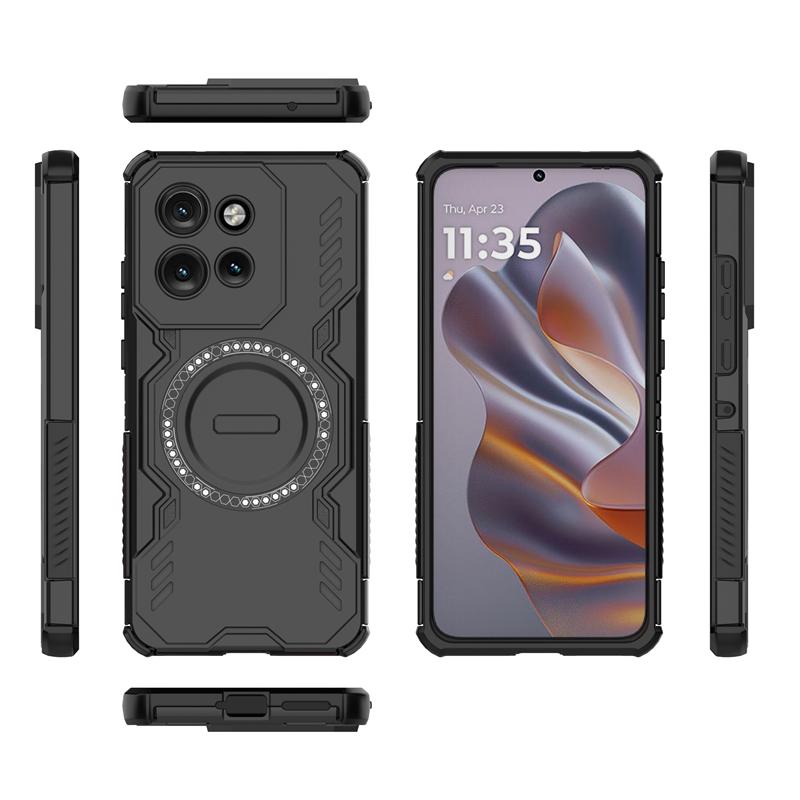 For Motorola Edge 50 Neo Case Moto Edge 50 Neo Anti-knock Magnetic Adsorption Wireless Charge Cover For Moto Edge 50 Neo Case