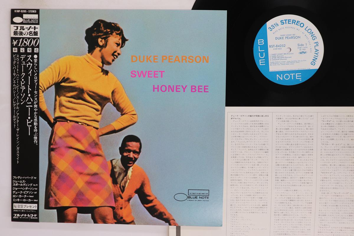 

Виниловая пластинка DUKE PEARSON Sweet Honey Bee K18P9205 BLUE NOTE 1983 Япония Obi Джаз Б/у
