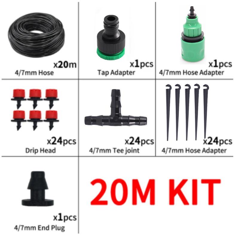 Automatic Drip Irrigation DIY System for Balcony and Potted Plants