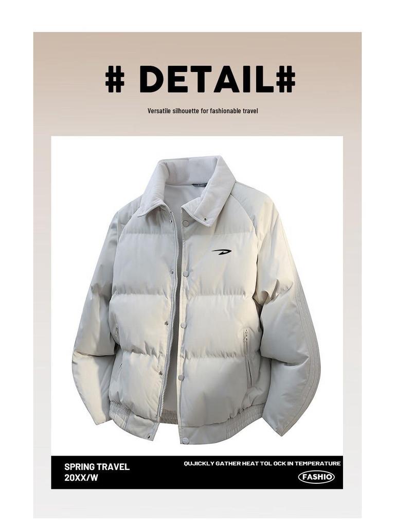 Deerhui Men's Casual Windproof Warm Padded Jacket