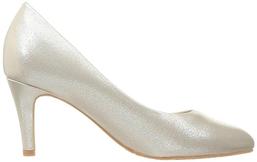 Randa Women's Running Pumps, Beautiful Legs, Silver, Size 22.5cm, KP08000