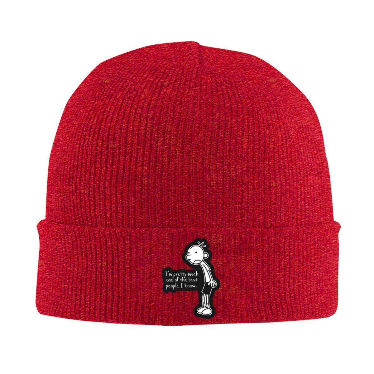 

Diary Of A Wimpy Kid Warm Knitted Cap Fashion Bonnet Hat Autumn Winter Outdoor Beanies Hats for Unisex Adult One Size
