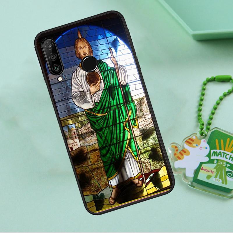San Judas For Huawei Nova 12i 12s 7i 8i 11i 9 10 SE Y90 Y60 Y70 Y72 Y61 Y91 P30 P40 Lite P60 Pro Case
