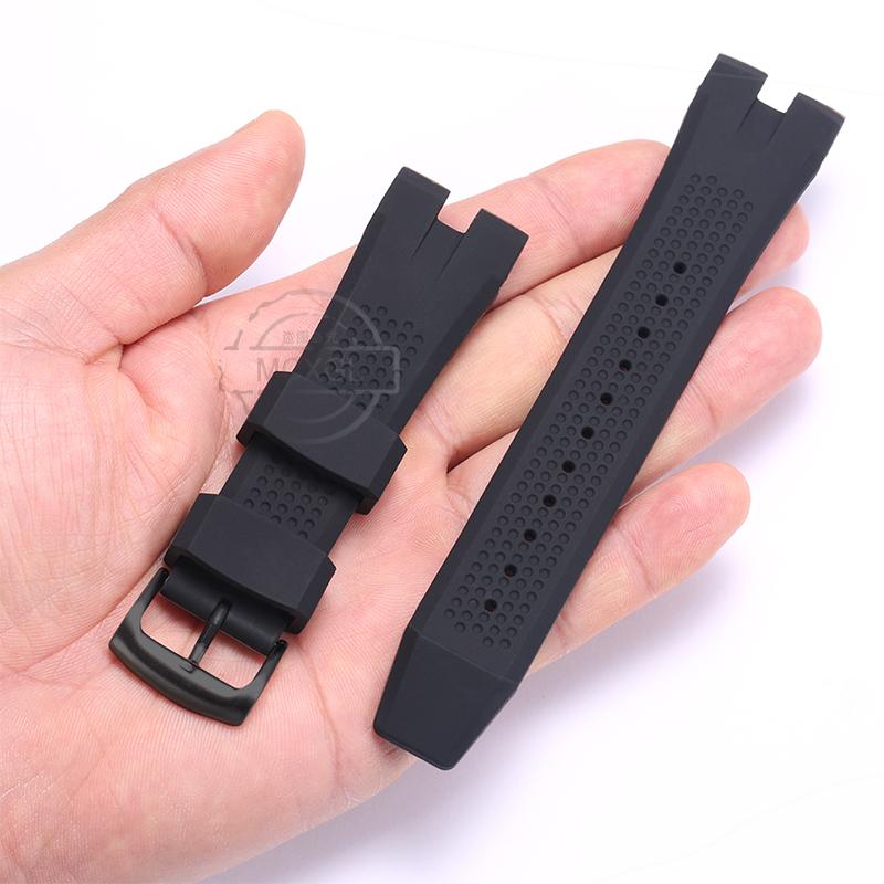 Silicone Rubber Strap Suitable For Citizen AW1475 1476 1477 CA4154 4155 Watch Men's Replacement Band Sports Waterproof Bracelet