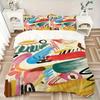 3pcs Abstract Art Print Bedding Set, Breathable and Soft, Suitable for All Seasons, Ideal for Home Use, Suitable for Bedroom Decor 21135