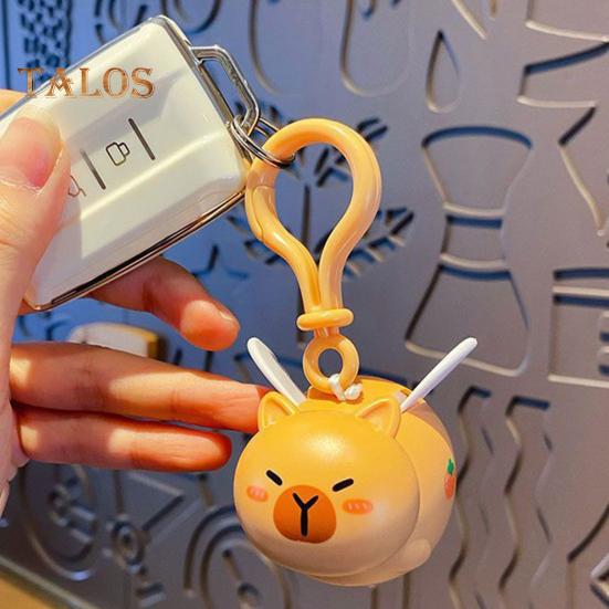 Schlüsselanhänger mit Tiermotiv und Flügeln, bunt, Anhänger, für Rucksack, Tasche, Gepäck