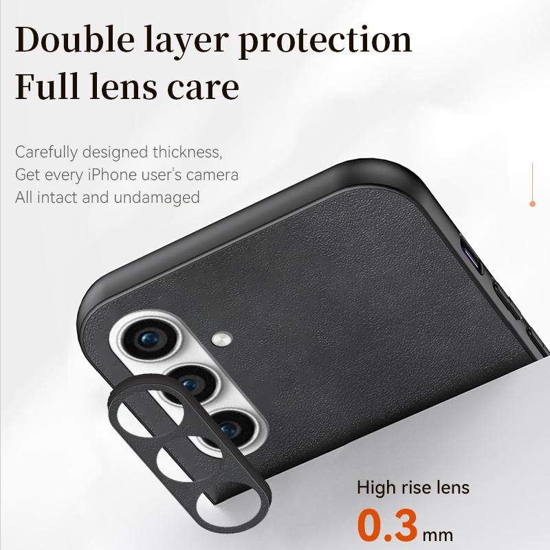 Шкіряний чохол з овчини для Samsung Galaxy S23 S23Ultra S22 S21 S20 S10 S9 Plus S23FE Note 20Ultra 10 9 8 Розкішна матова задня кришка