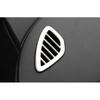 For Chevrolet Cruze 2016-2019 Silver Steel Instrument L&R Air Outlet Vent Trim