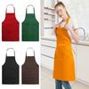 Hot Sale Cooking Kitchen Apron For Woman Men Chef Waiter Cafe Shop BBQ Hairdresser Aprons Bibs Kitchen Accessory