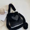 WTEMPO Autumn Winter Plush Handbags Fashion New Large Capacity Cross-body Bags Niche Hand Hairy Shoulder Bags