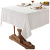 White Cotton Tablecloth For Table 140X140Cm