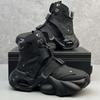 Men's High Top Thick Soled Height Increasing Comfort Waterproof Anti Slip Sports Shoes Buckle Belt Wear-resistant Boots