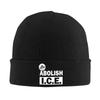 Abolish ICE Beanie Hats Bonnet Hats Adult Unisex Casual Hippie Knitting Hat Spring Design Head Wrap Caps