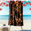 Mortal Kombat Print Beach Towel, Large Soft Quick Dry Towel for Beach Camping Swimming