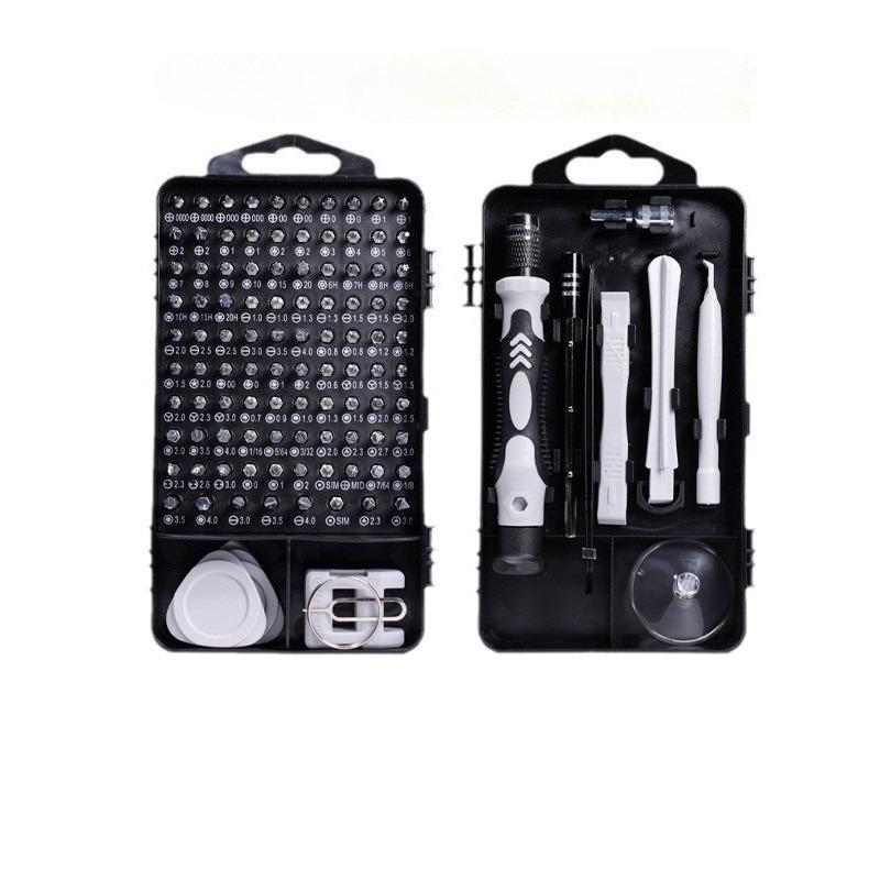 Best-selling screwdriver kit - 115-piece set of heads, tool set, multi-functional screwdriver, precision screwdriver set