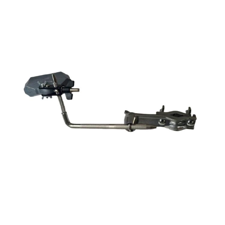 Cowbell Holder Clamp Support Metal Stand Adjustable Cowbell Holder Connector Cattle Bell Percussion Instrument Accessory