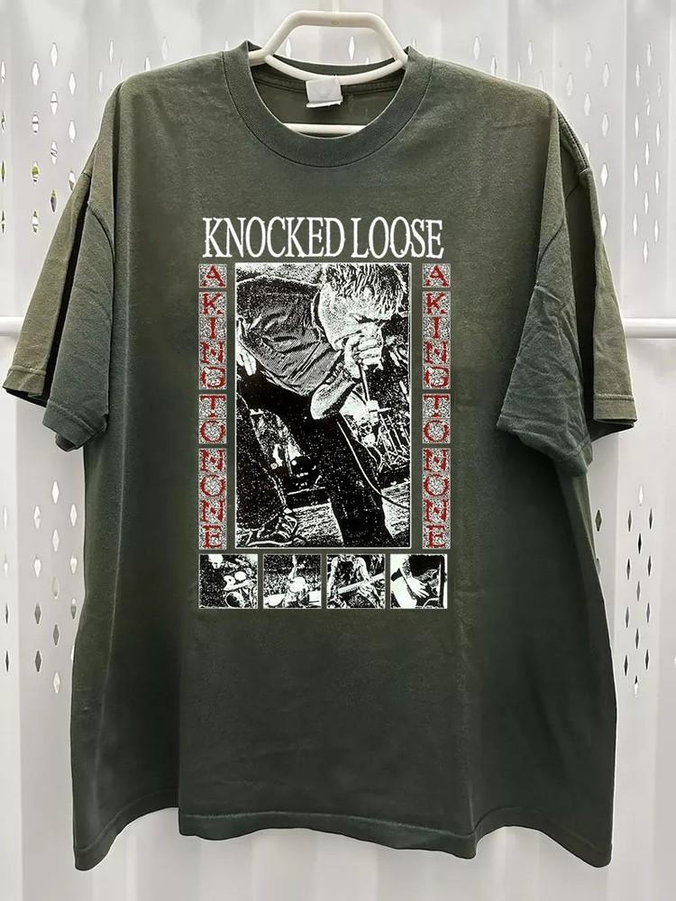 

VIntage Knocked Loose Band Military Green Shirt Unisex Concert S to 5XL DO559 Unisex T-Shirt M