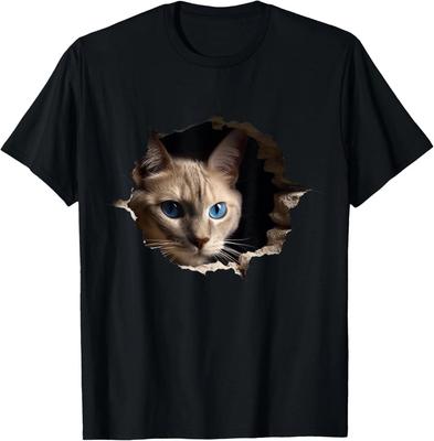 Katze Wandtiere Katzenmotiv Tier Katze T-Shirt