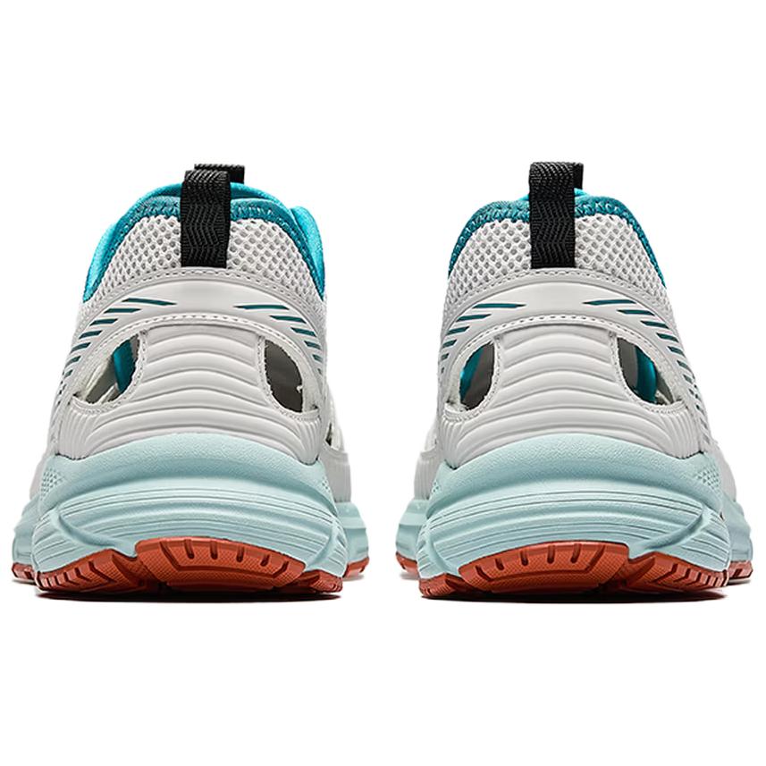 Anta Fabric Synthetic Leather Trendy Splicing Stitching Non-Slip Breathable River Shoes Men Shoes Gray Green 912626655-4