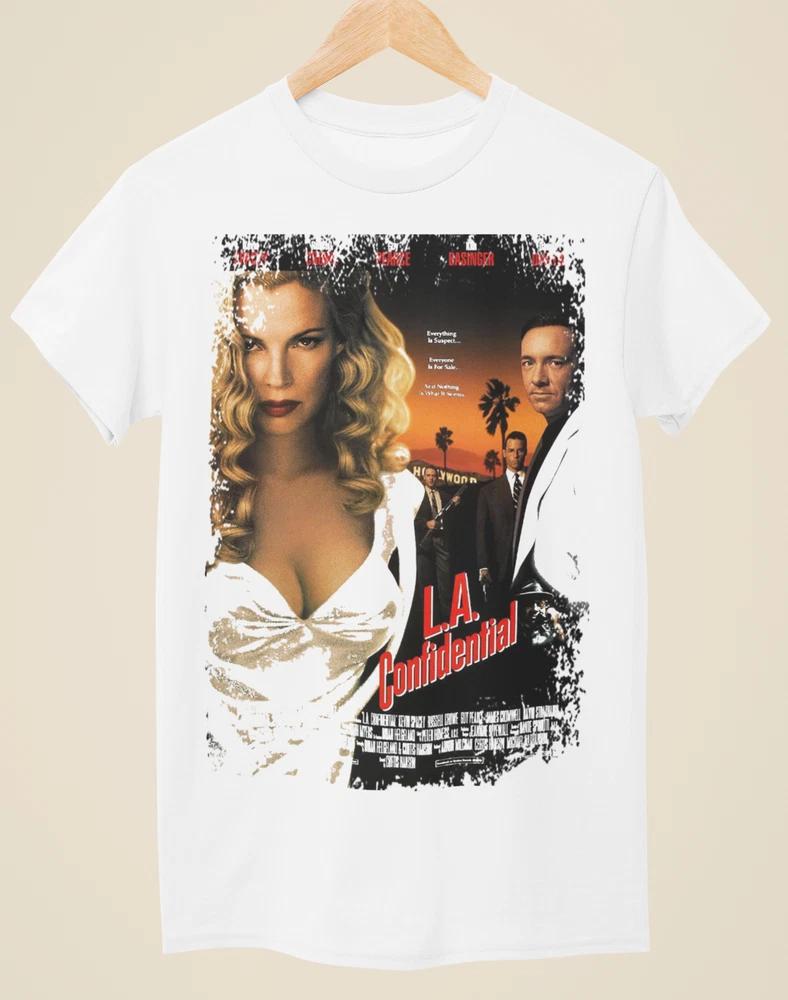 LA Confidential Movie Poster Inspired Unisex White TShirt S